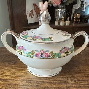 Vintage Princess Anne Ostrow China Sugar Bowl